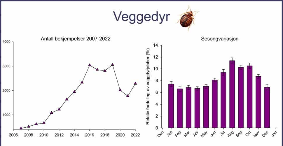 veggedyr statistikk